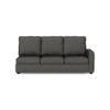 Apollo Sofa (Colour : Steel, Cushion : Hard, Back Type : High Back, Seating Capacity : Left Aligned 3 Seater + Left Aligned Chaise + Ottoman)