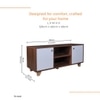 Enigneed Wood 55 Inch TV Unit in Columbian Walnut Finish