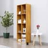 Hexa Engineered Wood Bookshelf Multipurpose Storage Rack in Giant Wood Colour