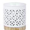 Lotus Bloom Ceramic Aroma Burner Candle Holder