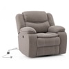 Atticus Single Seater Motorized Swivel Rock Recliner Premium Chenille Fabric