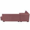 Melo 3 Seater Fold Out Sofa cum Bed  in Pink Colour
