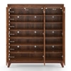 Webster 32 Pair Shoe Rack in Sheesham Finish