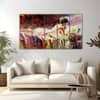 The Castle Decor Abstract Art Wall Painting Wooden Framed Digital Painting 27x48 Inch (Style 27)