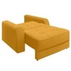 Calliro Pull Out Sofa cum Bed in Yellow Colour