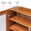 Denzo Wooden Bookshelf for Home, Office & Study Room Storage