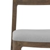 Aero Solid Wood 6 Seater Dining Table With 6  Clarke Dining Chairs (Finish : Danish Walnut, Chair Colour : Vapour Grey)