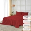 High Quality Cotton Double bed Flat Bedsheets 285cmsx 285 cms ( Pillows 46 x 69 cms)