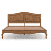 Taahira King Size Non Storage Bed In Natural Finish