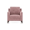 Abbey Sofa (Colour : Desert Rose, Cushion : Soft, Seating Capacity : 1 Seater)