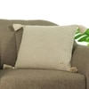 Moss Knit Pale Whisper Cotton Cushion Cover 16X16  Inches