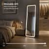 The Artment Black Halo Square Unbreakable Floor Mirror For Home (150 X 40 CM)