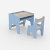 Topolino Toddler Activity Table & Chair in light Blue