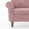 Oxford 3 Seater Fabric Sofa In Desert Rose Colour