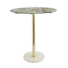 De Metal Side Table in Gold Colour
