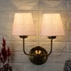 Devansh Metal Electric Wall Light in Gold Colour with Multo Shade Count of 2 Lights