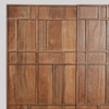 Rushden Solid Wood Bar Cabinet in Brown Colour
