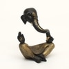 Pitambara Polyresin Figurine in Matte Black Colour