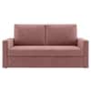 Kaylo Velvet 2 Seater Sofa in Peach Color