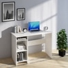 Woodbuzz Duke Engineered Wood Finish Study Table In Frosty White