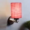 Devansh Metal Electric Wall Light in Pink Colour with Pink Shade Count of 1 Light