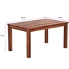 Neptune 4 Seater Dinning Table in Natural Finish