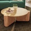 Kotaro Travertine Coffee Table