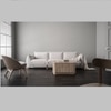 Scandinavian Ludlow Square Coffee Table Natural Wood Finish