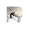 Blane Sheesham Wood Country Side Coffee Table Set With 4 Stools In Antique Multicolour Finish