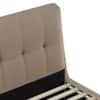 Bornholm Upholstered Bed Size Queen Color Beige