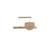 Slimline 36 Beige Solid Wood Single Hanging Light