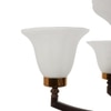 Eliante 6-Light Chandelier, Mild Steel Modern Ceiling Light Fixture For Living Room Dining Room
