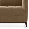 Florence Compact Sofa Set (Colour: Fawn Velvet, Seater: 3+1+1)