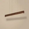 Slimline 36 Brown Solid Wood Single Hanging Light