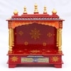 D'Dass Sheesham and Mdf Wooden Home Temple For Pooja Mandir For Home