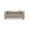 Windsor 2 Seater Fabric Sofa (Colour: Oyster Beige)
