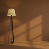 Zoe Beige Jute Floor Lamp with Beige Jute Base