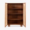 Abacus Solid Wood Wardrobe in Brown Colour