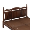 Lavento Solid Wood King Size Bed Non Storage In Provincial Teak Fininsh