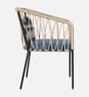 Patio Lounge Chair In Black Finish