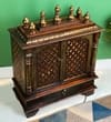 D'Dass Sheesham and Mdf Wooden Home Temple For Pooja Mandir For Home