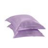 Stoa Paris Satin Pillow Covers,  Premium Plain Pillow Cover Set of 2, 68L x 45W cms - Lilac