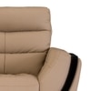 Davos 2 Seater Leatherette Sole in Mushroom Beige Colour