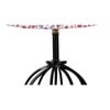 Fiona Multicolor cotton Table lamp with Iron Base
