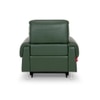 Vivian One Seater Motorized Leather Recliner in Hunter Green Colour