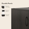 Alex 12 Pair Shoe Rack in Dark Wenge Finish