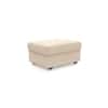 Apollo Compact Sofa (Colour : Pearl, Cushion : Soft, Back Type : Regular, Seating Capacity : Right Aligned 2 Seater + Right Aligned Chaise + Ottoman)