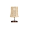 Kosmo Damru Bamboo table lamp with brown wood base