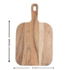 Ireka Home Trimsy Acacia Wood Chopping Board with Enamel Border – Cutting Board