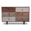 Emaada Solid Wood Chest of 6 Drawers in Teak Finish